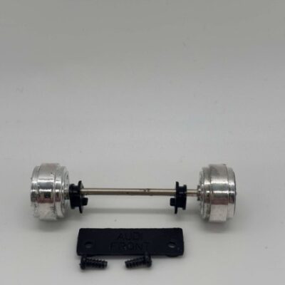 Greenhills Carrera Evolution Audi R8 Front Axle & Wheels & Retainer & Screws - Used - P10434