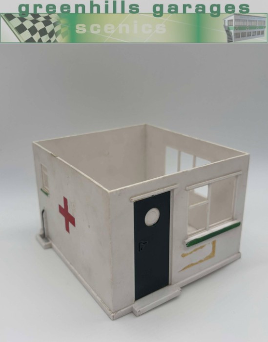 Greenhills Scalextric Vintage First Aid Hut Base A211 - Used - ACC3367
