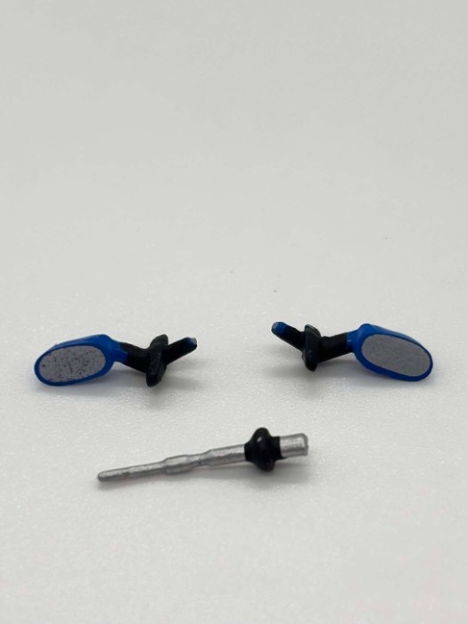 Greenhills Scalextric Toyota Supra QX06 C2717 Blue Wing Mirror Pair & Aerial - NEW - P10513