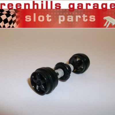 Greenhills Scalextric TVR T400R Rear Axle/Wheels Harmon/Kardon C2454/2532- Used P794