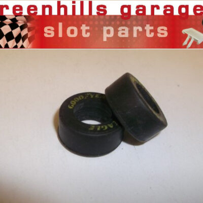 Greenhills Scalextric Lotus Renault De Longhi C425 Front Tyre Pair - Used -P3634