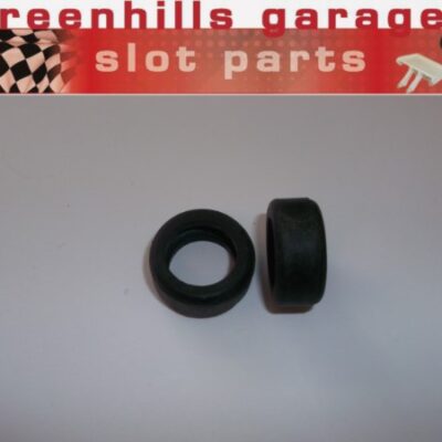Greenhills Scalextric Jaguar XJ8 / XJR9 front tyres pair - Used - P4181