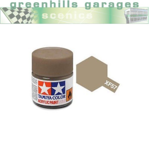Greenhills Tamiya 10ml Bottle of Acrylic Paint - Buff XF-57 - C591