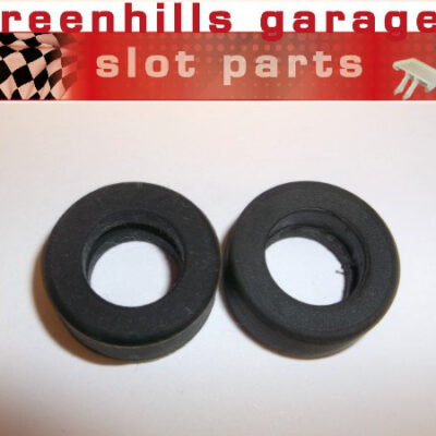 Greenhills Scalextric Formula 1 front tyre pair unbranded - Used - P3720