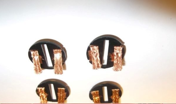 Greenhills Slot Spares C8329 Braid Plates x 4 for Scalextric - 100% Copper - G900 - Image 3