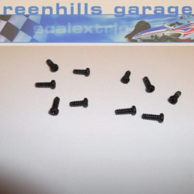 Greenhills Scalextric Moto GP Motorbike Screw Set (10 Screws) Used - P2585 ##x