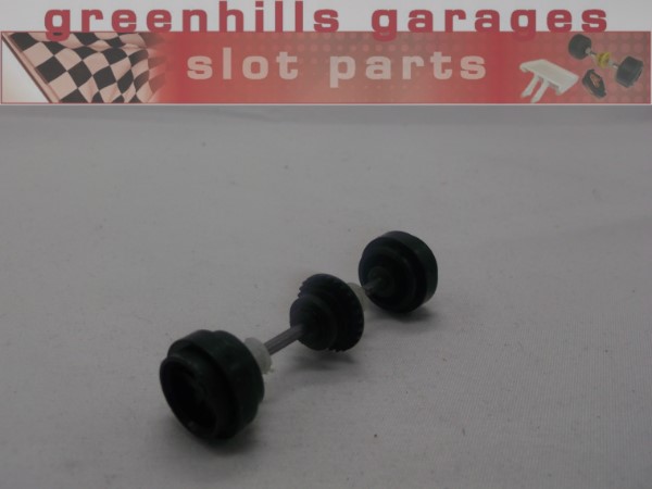 P7467 - Greenhills Scalextric Jaguar XJ8/XJR9 Rear Axle+wheels - Used
