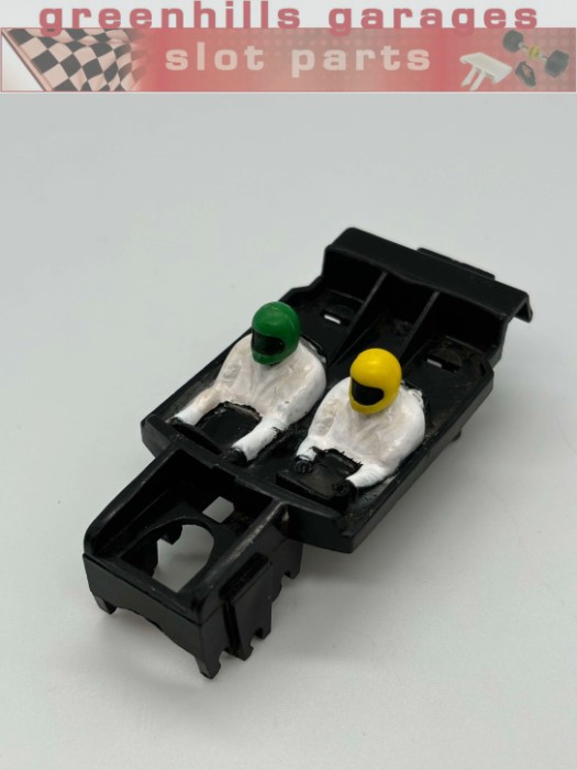 Greenhills Scalextric Mini Cooper C7 Cabin Interior / Chassis black - Used - P10218