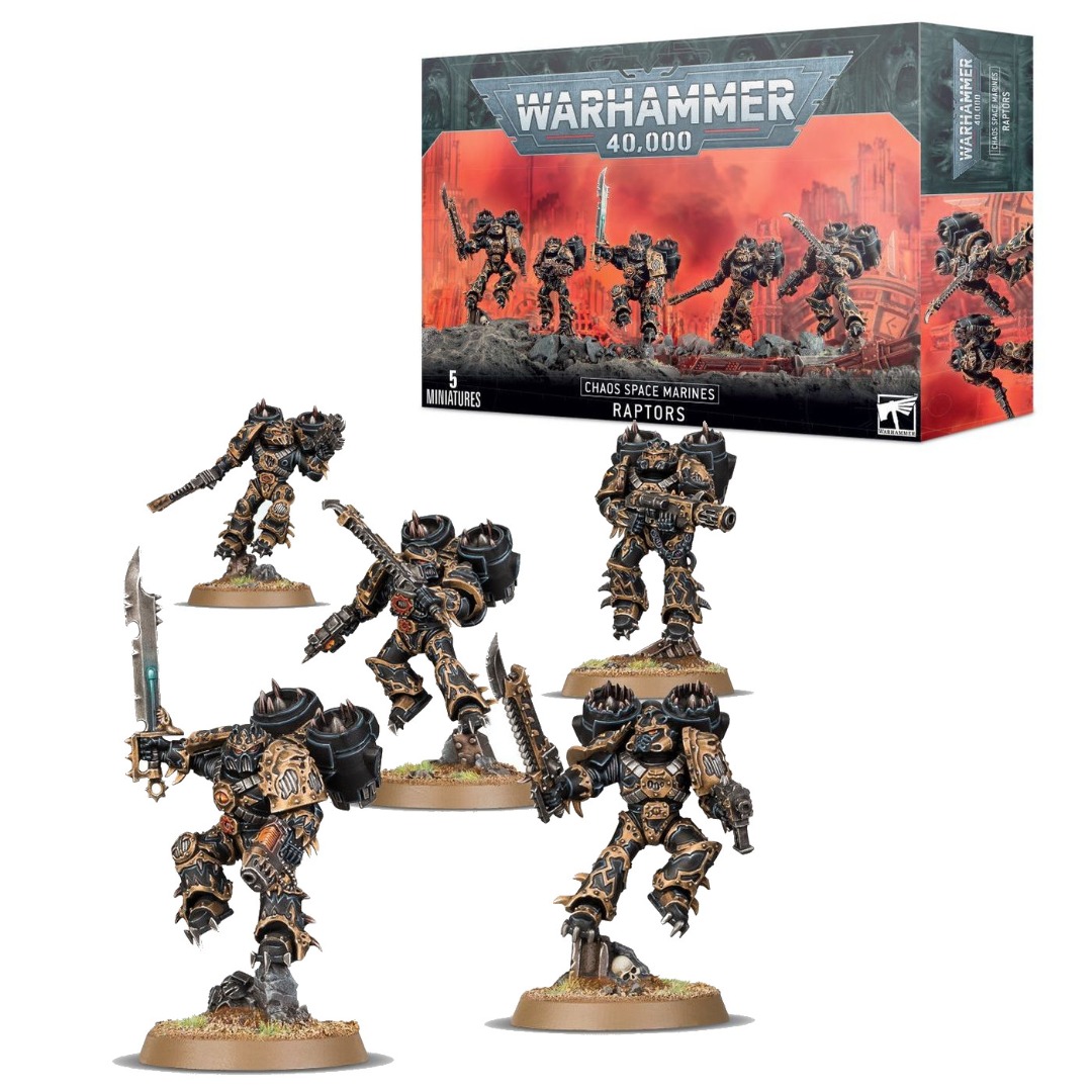 Greenhills Warhammer 40K Chaos Space Marines Raptors 43-13 - GW22