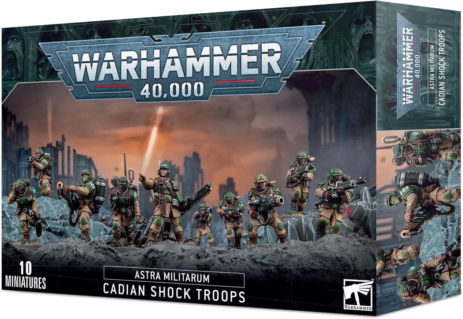 Greenhills Warhammer 40K Astra Militarum Cadian Shock Troops 47-33 - GW27