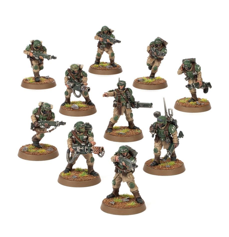 Greenhills Warhammer 40K Astra Militarum Cadian Shock Troops 47-33 - GW27 - Image 2