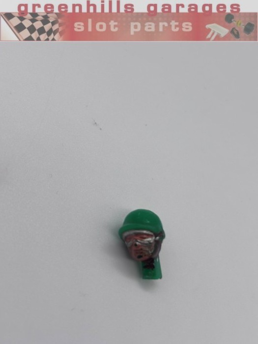 Greenhills Scalextric Porsche C61 Vintage Medium Drivers Head - Original - Used - P10576