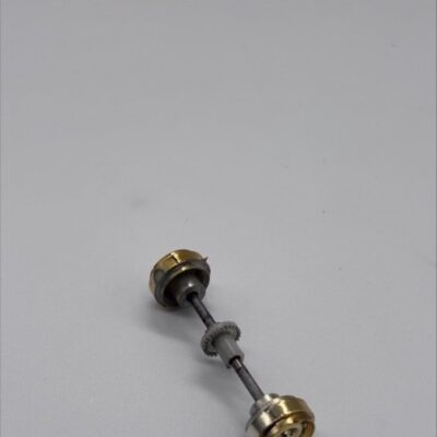 Greenhills Scalextric Formula Junior Rear Axle And Wheels Gold - Used - P10566