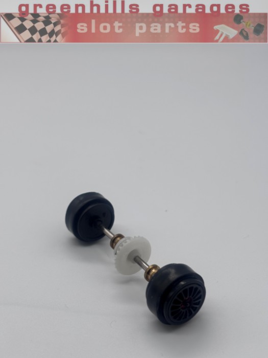 Greenhills Scalextric Carrera Evolution Bentley EXP Speed 8 Rear Axle And Wheels - Used - P10545