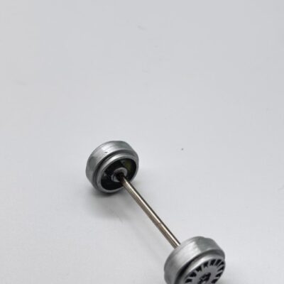 Greenhills Scalextric Ford Focus Front Axle And Wheels Silver - Used - P784
