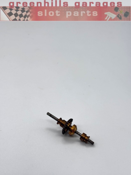 Greenhills Scalextric Vintage Rear Axle With Brass Brushes And Metal Contrate 47mm - Used - P10618