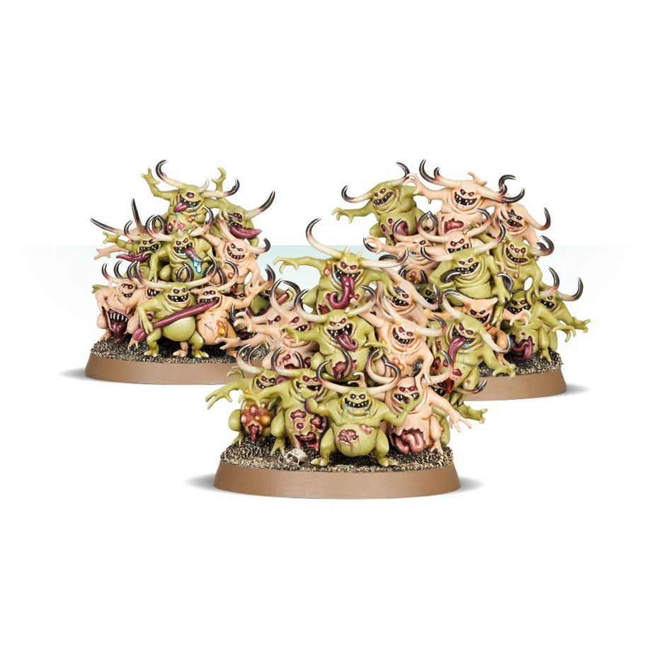 Greenhills Warhammer Age Of Sigmar Maggotkin of Nurgle Nurglings 97-18 - GW46 - Image 2