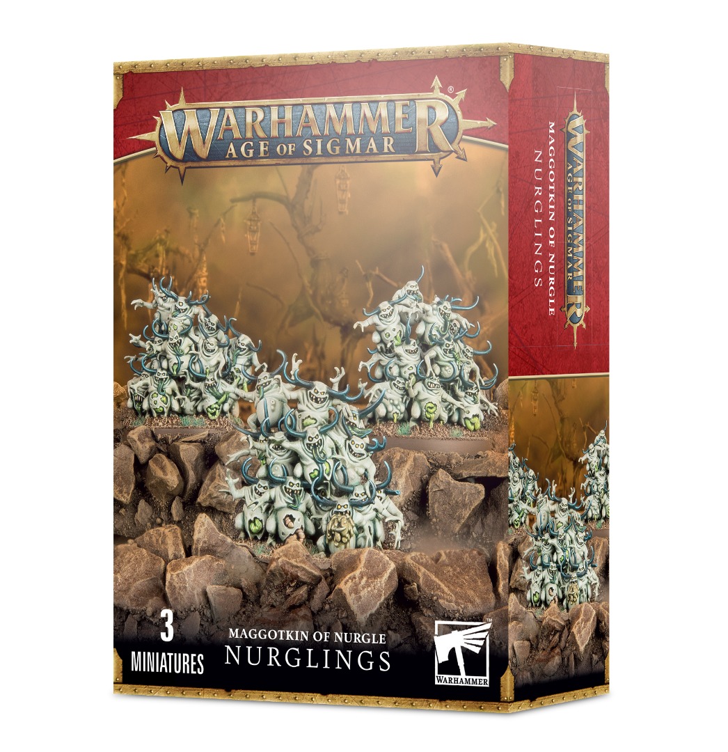 Greenhills Warhammer Age Of Sigmar Maggotkin of Nurgle Nurglings 97-18 - GW46