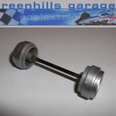 Greenhills Scalextric Porsche Boxster Front Axle & Wheels Used P2389