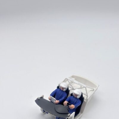 Greenhills Scalextric Ford Focus Cabin Interior White With Blue Drivers - Used - P8390