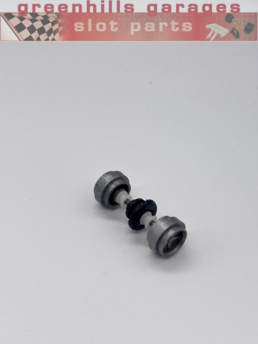 Greenhills Scalextric Motorbike And Sidecar 3rd Generation Rear Axle And Silver Wheels - Used - P10630