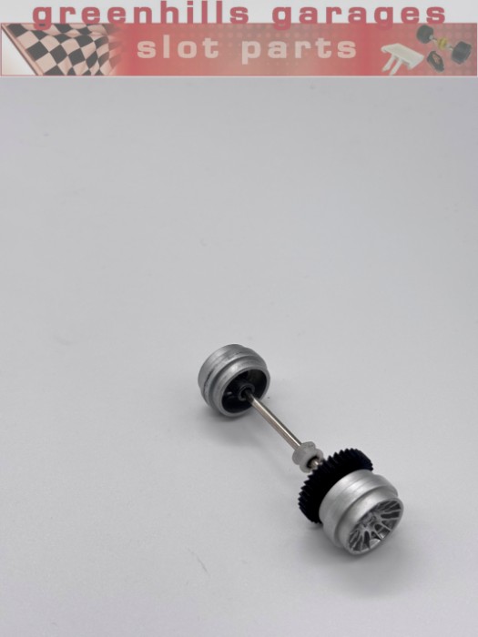 Greenhills Scalextric Opel Astra V8 Sport Rear Axle And Wheels C2298 - Used - P2055