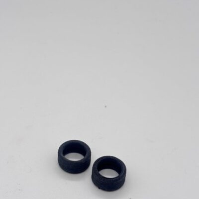 Greenhills Scalextric Grooved Rally Front Tyre Pair - NEW - P10669