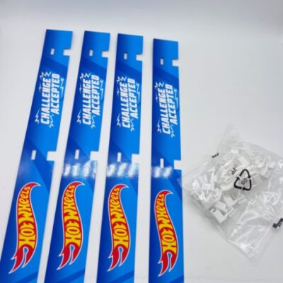 Greenhills Scalextric Hot Wheels Barries x 4 & Clips x 20 - NEW - MACC1030