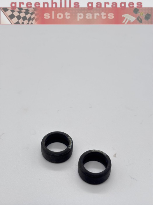 Greenhills Scalextric Aston Martin PBR9 Rear Tyre Pair - Used - P10687