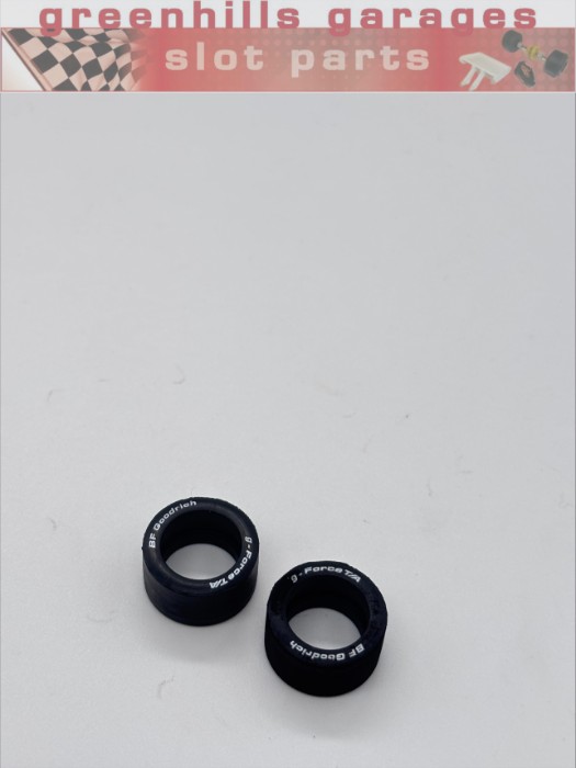 Greenhills Scalextric Jaguar XKRS Rear Tyre Pair - Used - P10698