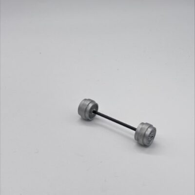 Greenhills Scalextric Jaguar XKRS Front Axle & Wheels - Used - P10696