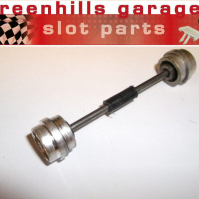Greenhills Scalextric Ligier JS11 front axle and wheels C137 P1777 Used