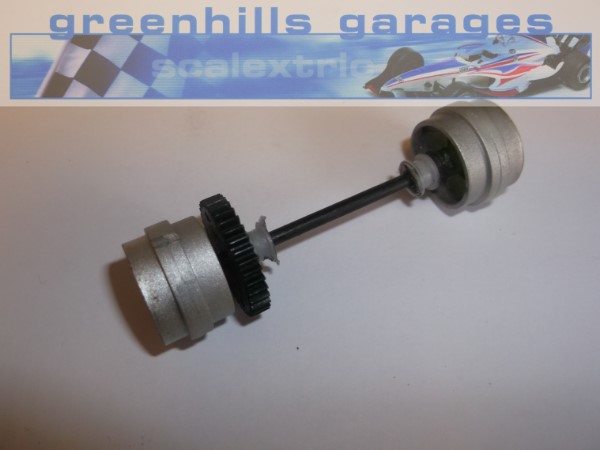 Greenhills Scalextric Ford GT2003 Rear axle and wheels - Used - P3647