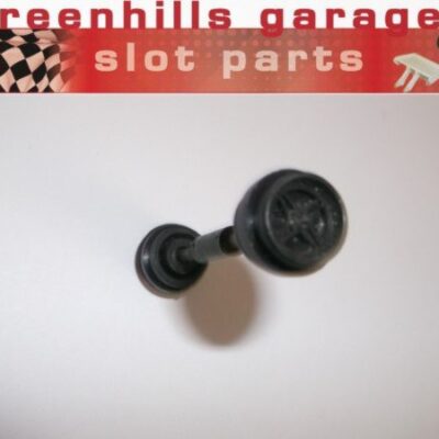 Greenhills Scalextric McLaren M23 C108 /C127 Front Axle & Wheels - Used - P3627