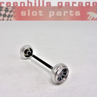 Greenhills Scalextric Chevrolet Corvette L88 Front Axle+Wheels- Used -P8016**