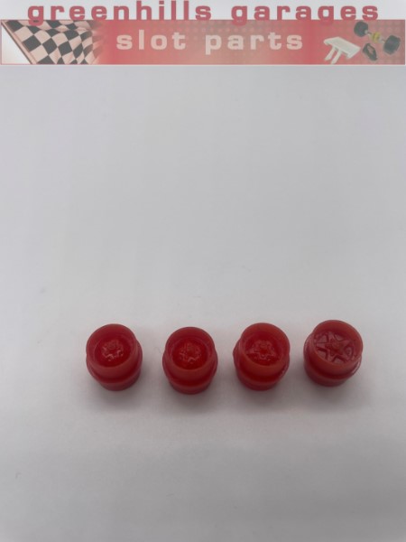Greenhills Scalextric Rover 3500 SDI Red Wheels x 4 - Used - P8884