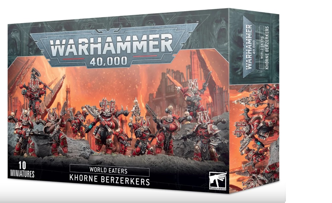 Greenhills Warhammer 40K World Eaters Khorne Berserkers 43-10 - GW4