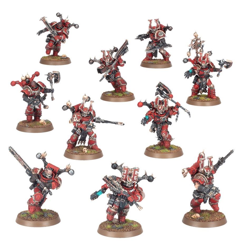 Greenhills Warhammer 40K World Eaters Khorne Berserkers 43-10 - GW4 - Image 5