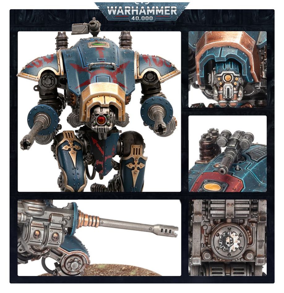 Greenhills Warhammer 40K Imperial Knights Knight Armigers 54-20 - GW31 - Image 4