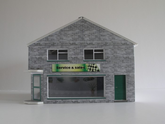 Greenhills Building Greenhills Garages Car Showroom Kit 1:32 Scale - Brand New - MACC1029 - Image 3