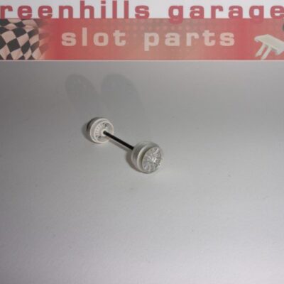 Greenhills Scalextric Bentley Continental Front Axle & Wheels - Used - P5977