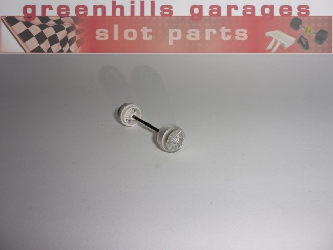 Greenhills Scalextric Bentley Continental Front Axle & Wheels - Used - P5977