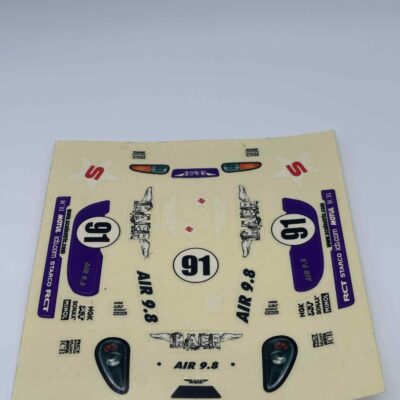 Greenhills Scalextric Continental Sports Car Decal Sticker Sheet No.91 - NEW - SS91