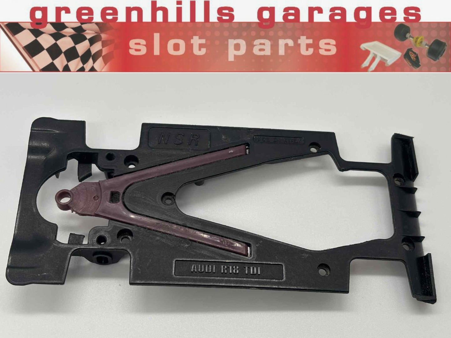 Greenhills NSR Audi R18 TDi Chassis Plate - Used - P10709