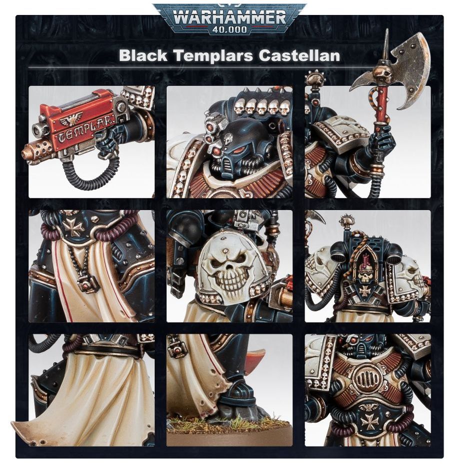 Greenhills Warhammer 40K Black Templars Castellan 55-47 - GW57 - Image 4