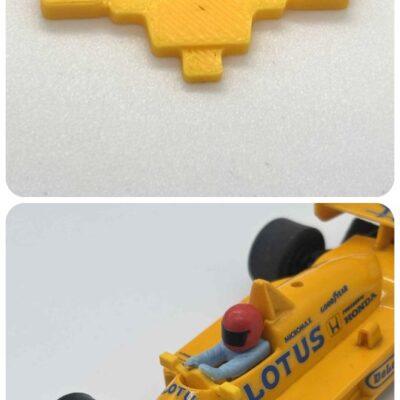Greenhills Scalextric Lotus Honda Camel C434 Steering Wheel & Mirrors - New - G4856