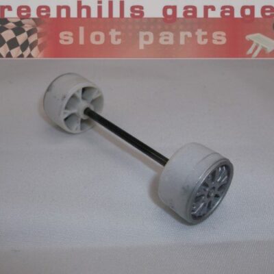Greenhills Scalextric Mercedes C Class Front Axle & Wheels C2032 C2038 - Used - P7161