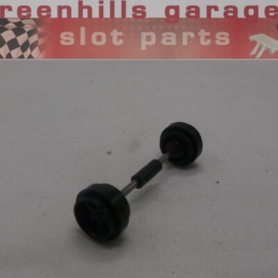 P7459- Greenhills Scalextric Jaguar XJ8/XJR9 Front Axle+Wheels- Used