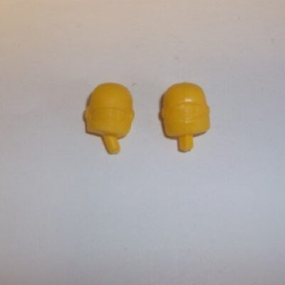 Greenhills Yellow Repro Heads for Scalextric Motorbike & Sidecar - NEW - G939
