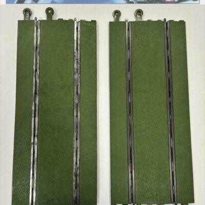 Greenhills Scalextric Classic Track Green Full Straight Pair C160 - Used - MT80